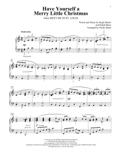 Have Yourself A Merry Little Christmas von Hugh Martin (Download) 