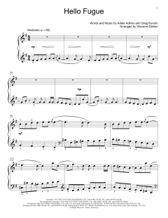 Hello Fugue von Greg Kurstin (Download) 