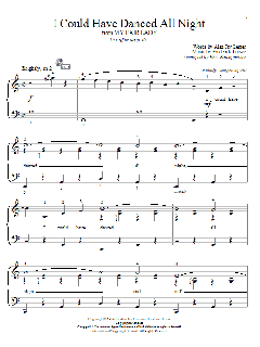 I Could Have Danced All Night von Alan Jay Lerner (Download) 