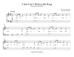 I Just Can't Wait To Be King von Tim Rice (Download) 