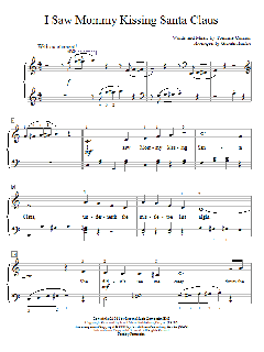 I Saw Mommy Kissing Santa Claus von Tommie Connor (Download) 