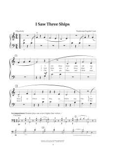 I Saw Three Ships von Traditional English Carol (Download) 