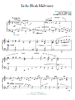 In The Bleak Midwinter von Gustav Holst (Download) 