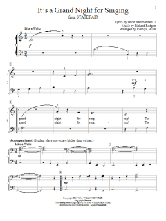 It's A Grand Night For Singing von Richard Rodgers (Download) 