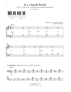 It's A Small World von Robert Bernard Sherman (Download) 