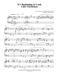It's Beginning To Look Like Christmas von Meredith Willson (Download) 