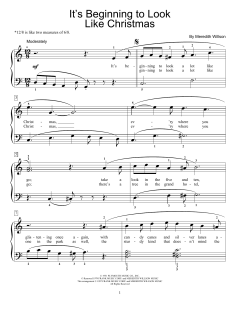 It's Beginning To Look Like Christmas von Meredith Willson (Download) 