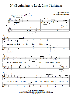 It's Beginning To Look Like Christmas von Meredith Willson (Download) 