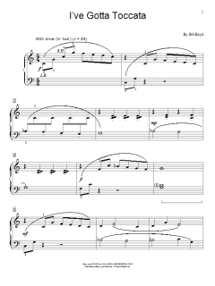 I've Gotta Toccata von Bill Boyd (Download) 
