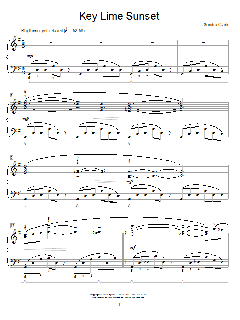 Key Lime Sunset von Sondra Clark (Download) 