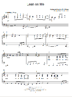 Lean On Me von Bill Withers (Download) 