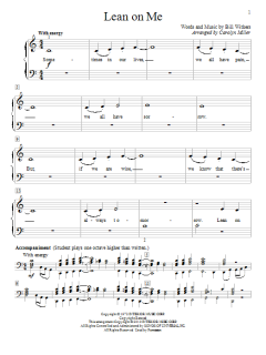 Lean On Me von Bill Withers (Download) 
