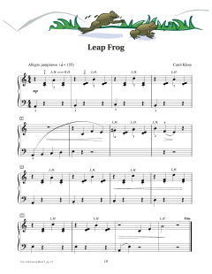 Leap Frog von Carol Klose (Download) 