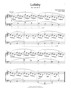 Little Lullaby, Op. 124, No. 6 von Robert Schumann (Download) 