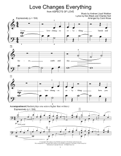 Love Changes Everything von Don Black (Download) 