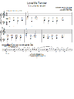 Love Me Tender von Elvis Presley (Download) 