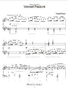 Menuet Pastoral von Christos Tsitsaros (Download) 
