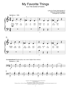 My Favorite Things von Richard Rodgers (Download) 