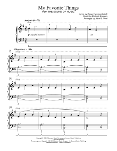 My Favorite Things von Richard Rodgers (Download) 