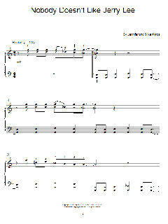 Nobody Doesn't Like Jerry Lee von Mike Watts (Download) 