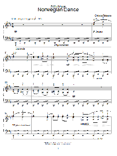 Norwegian Dance von Christos Tsitsaros (Download) 