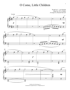 O Come, Little Children von C. von Schmidt (Download) 