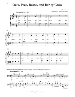 Oats, Peas, Beans And Barley Grow von Traditional (Download) 