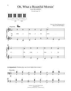 Oh, What A Beautiful Mornin' von Richard Rodgers (Download) 