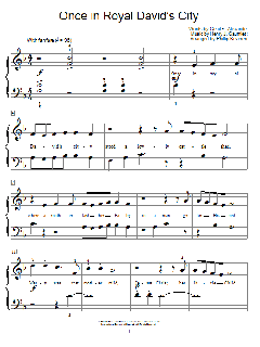 Once In Royal David's City von Cecil Frances Alexander (Download) 