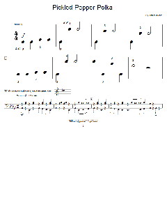 Pickled Pepper Polka von Carol Klose (Download) 