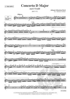 Concerto in D-Dur DOWNLOAD von Johann Sebastian Bach 