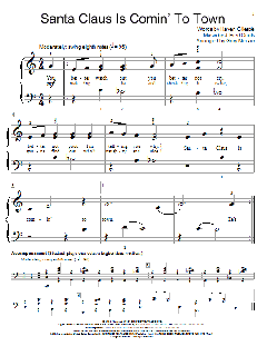 Santa Claus Is Comin' To Town von Fred Coots (Download) 