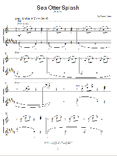 Sea Otter Splash von Carol Klose (Download) 