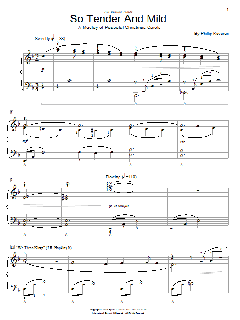 So Tender And Mild - A Christmas Medley von Phillip Keveren (Download) 