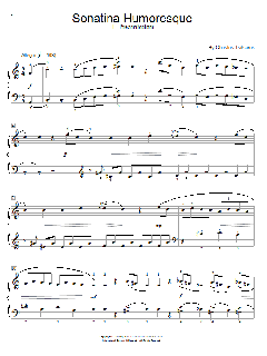 Sonatina Humoresque von Christos Tsitsaros (Download) 