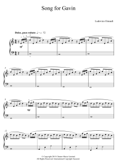 Song For Gavin von Ludovico Einaudi (Download) 