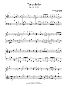 Tarentelle, Op. 123, No. 10 von Cécile Chaminade (Download) 