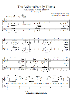 The Addams Family Theme von Vic Mizzy (Download) 