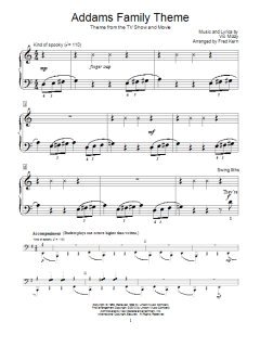 The Addams Family Theme von Vic Mizzy (Download) 