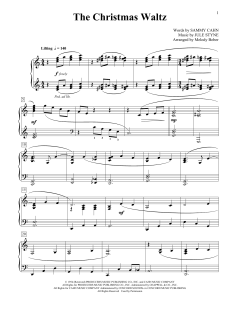The Christmas Waltz von Jule Styne (Download) 
