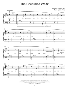 The Christmas Waltz von Sammy Cahn (Download) 