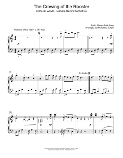 The Crowing Of The Rooster von South African folk song (Download) 