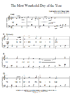 The Most Wonderful Day Of The Year von Johnny Marks (Download) 