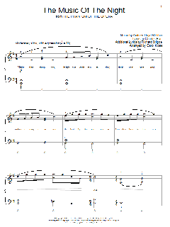 The Music Of The Night von Andrew Lloyd Webber (Download) 