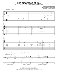 The Nearness Of You von George Shearing (Download) 