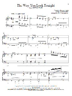 The Way You Look Tonight von Jerome Kern (Download) 