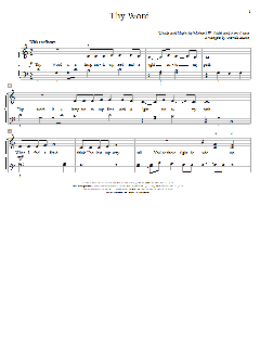 Thy Word von Amy Grant (Download) 