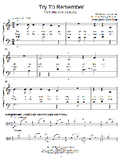 Try To Remember von Harvey Schmidt (Download) 