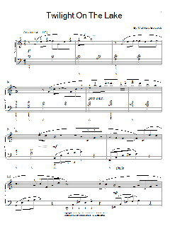 Twilight On The Lake von Matthew Edwards (Download) 