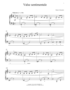 Valse Sentimentale (Download) 